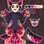 Flame Skull Dog Adopt | CLOSED