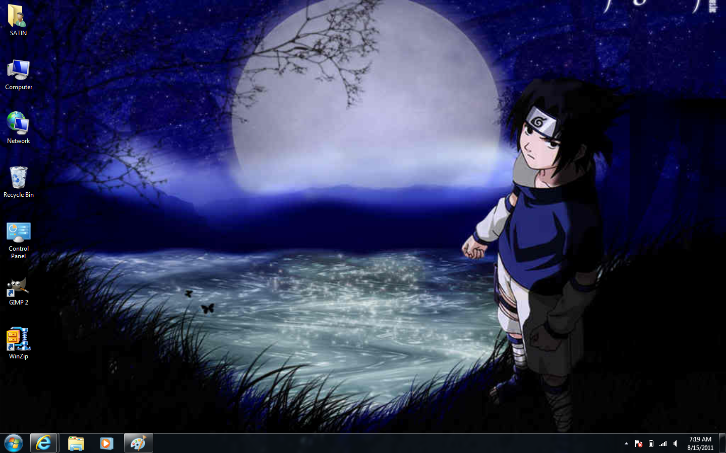 New Laptop Desktop - Sasuke