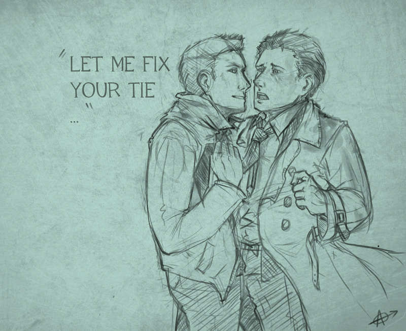 SPN- Let Me Fix Your Tie