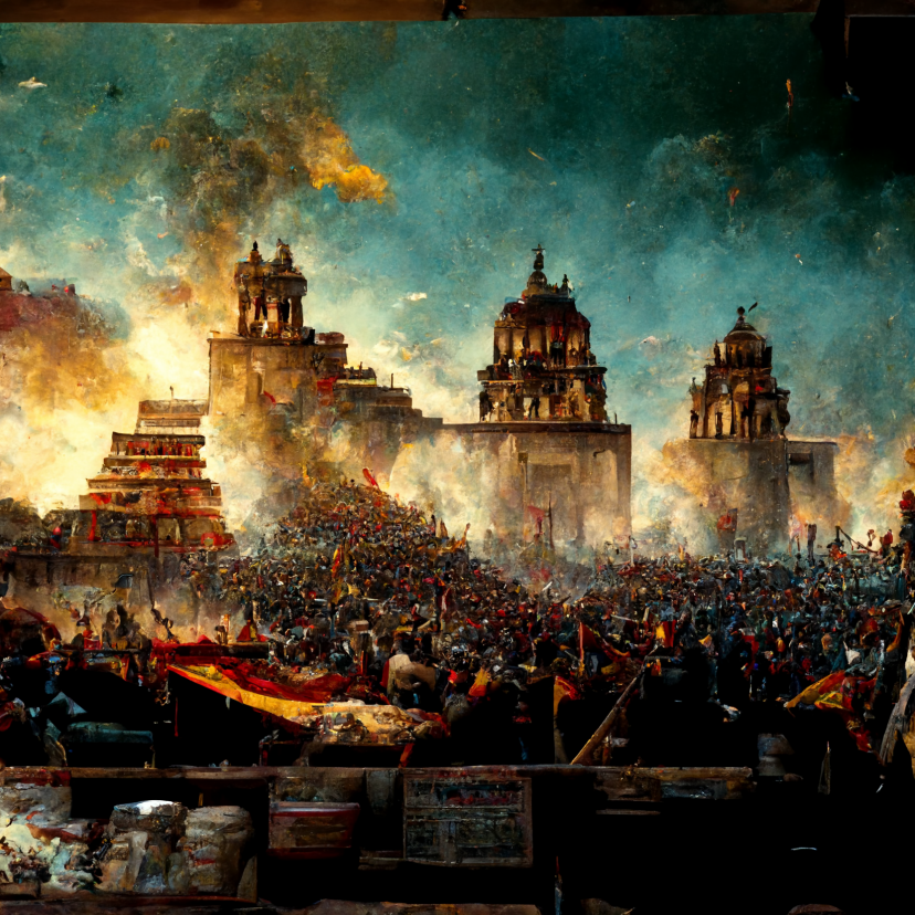 Aztec Battle by GhostyGRM on DeviantArt