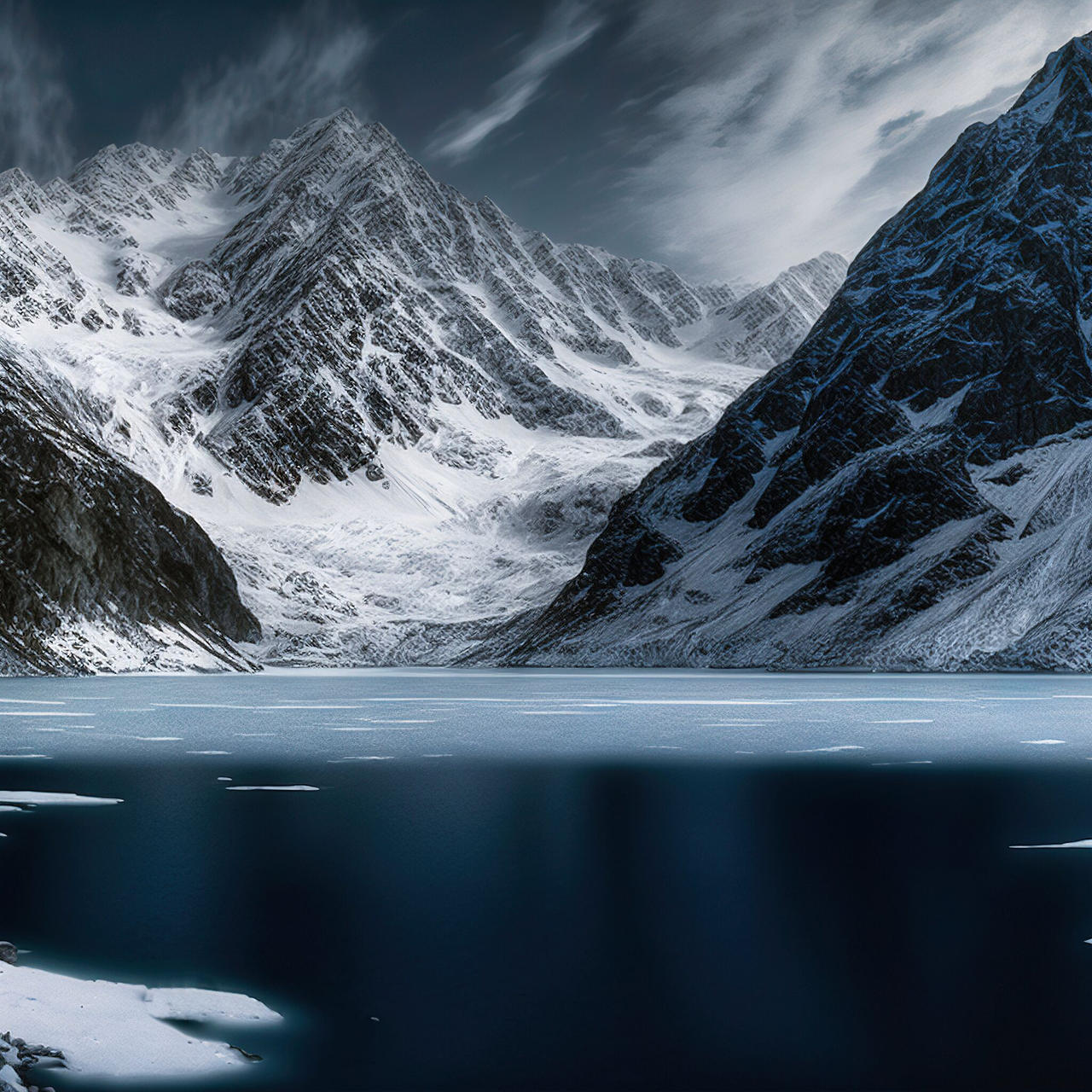 Attabad Lake Pakistan Winter Scene By GhostyGRM On DeviantArt attabad-lake-pakistan-winter-scene-by-ghostygrm-on-deviantart