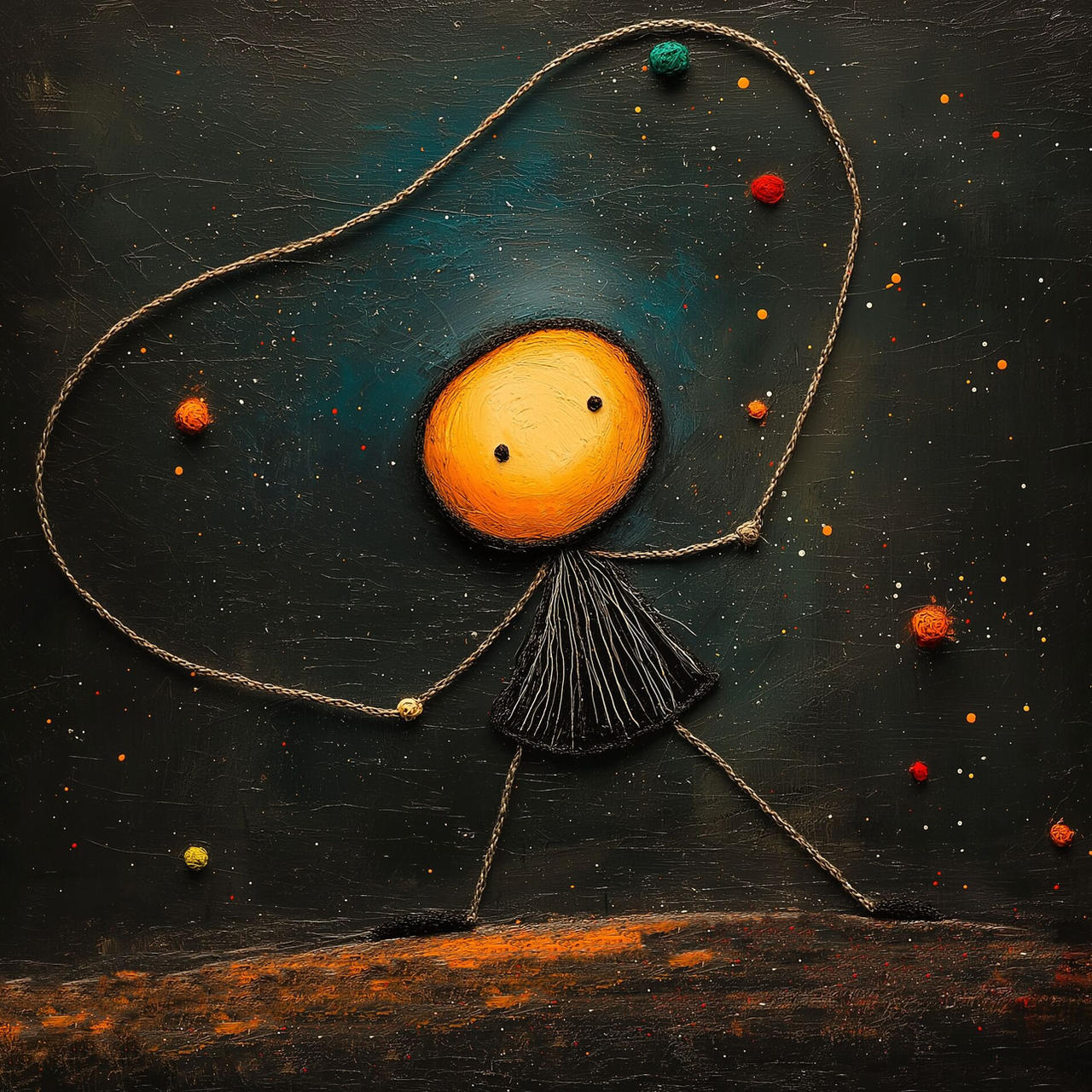 A rope extends, yet fails to bind, For fate... by GhostyGRM on DeviantArt