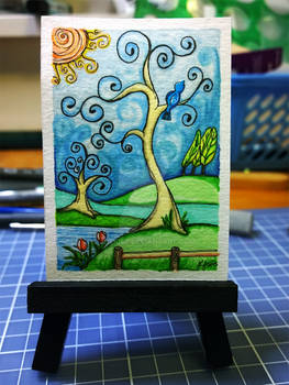 ATC Whimsical Trees