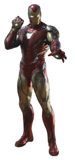 Avengers Endgame Iron Man Mark-85 PNG