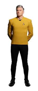 Star Trek Strange New Worlds Captain Pike PNG