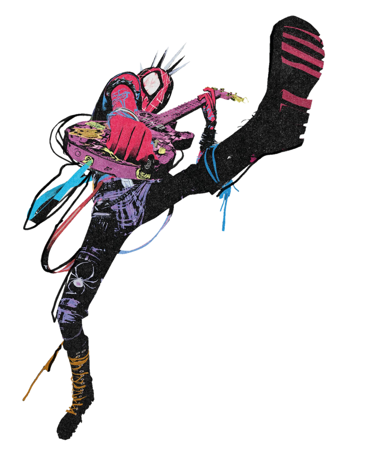 Across the Spider Verse Hobie Brown PNG by MetropolisHero1125 on