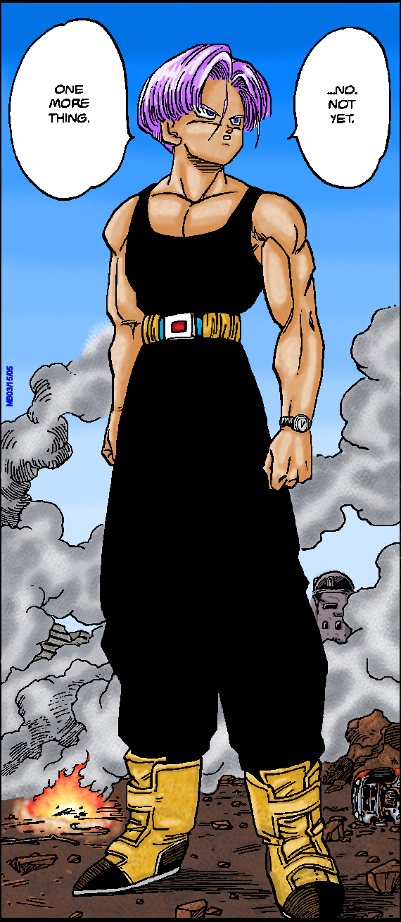 Colored Manga Trunks by futuretrunkslover on DeviantArt