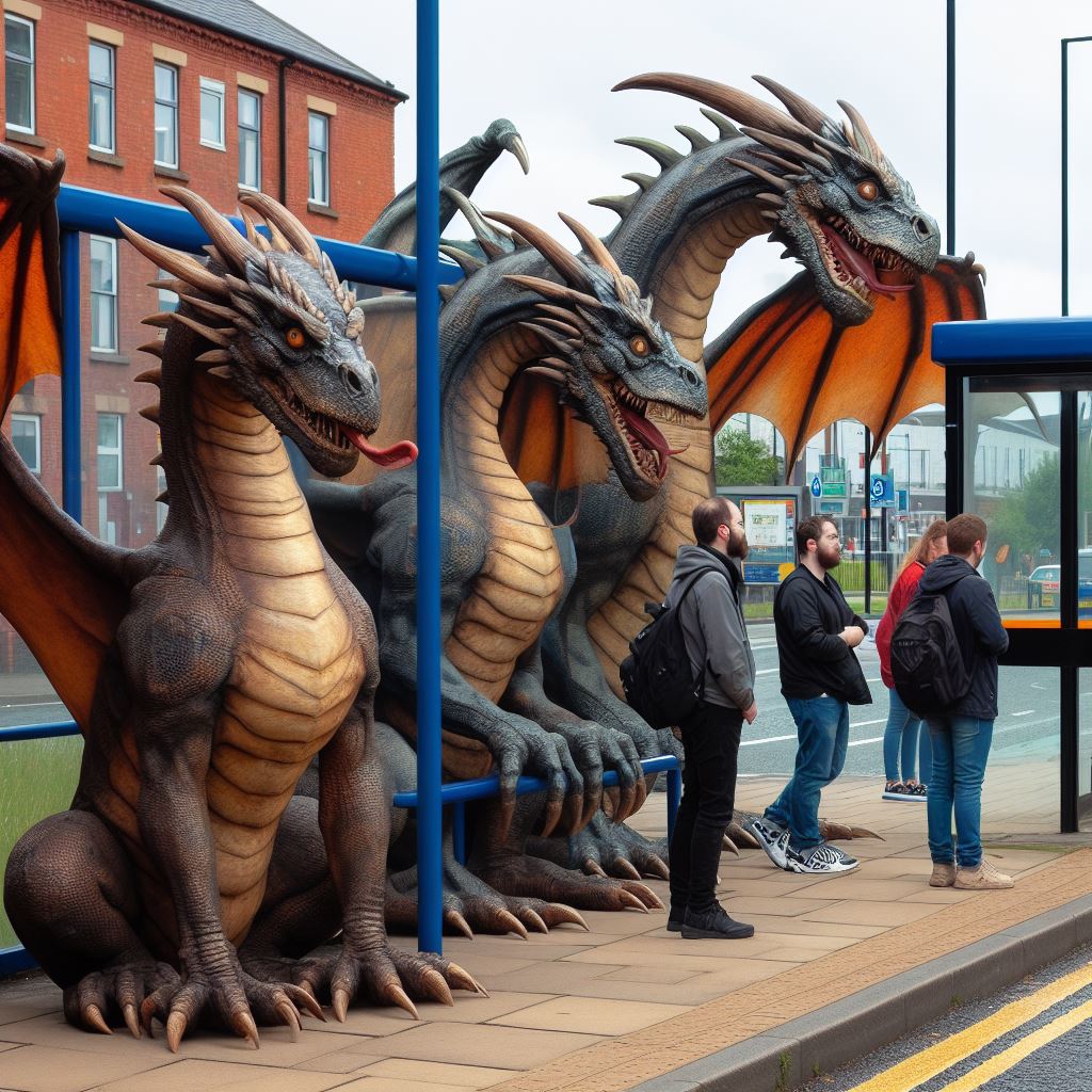 Queue Dragon Bus queue dragons by boriseng on DeviantArt