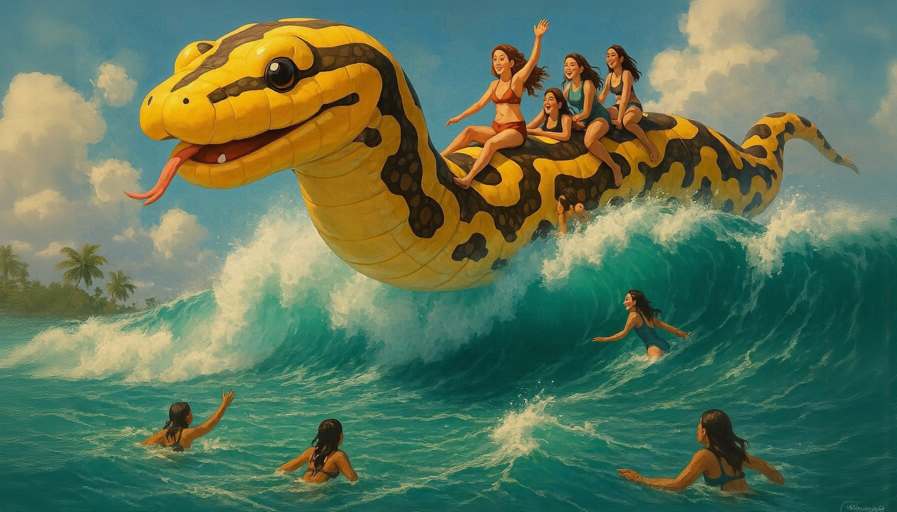 Snake 52: Surfing Snake