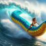 Snake 59 Surfing snake