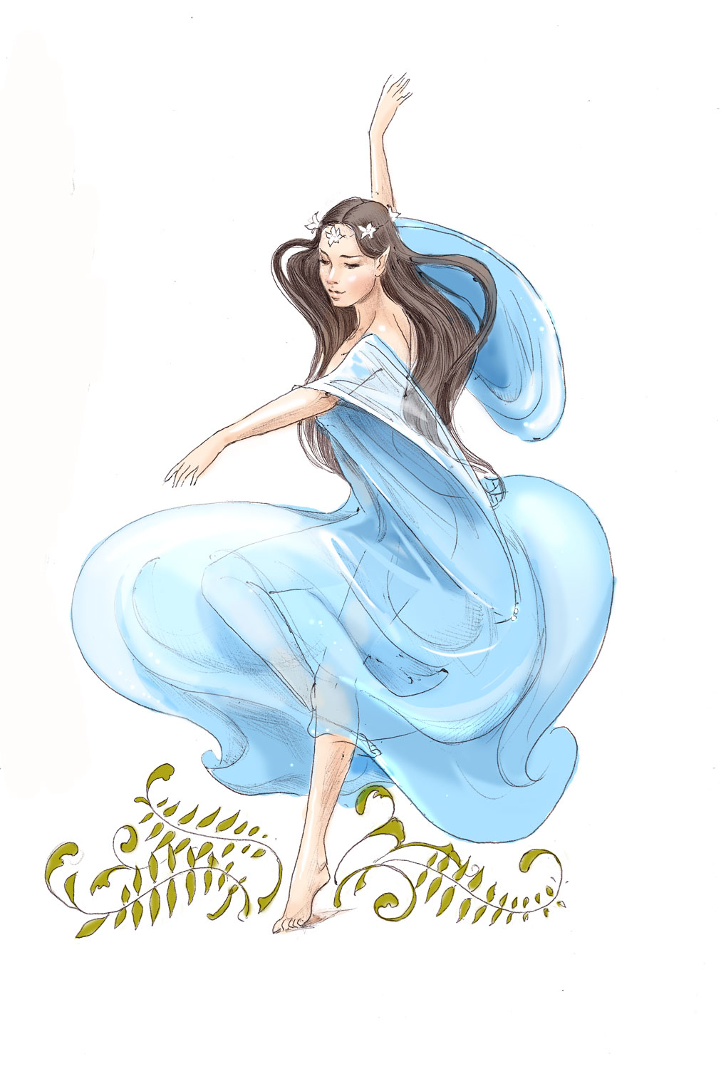 Luthien's dance by Ngaladel