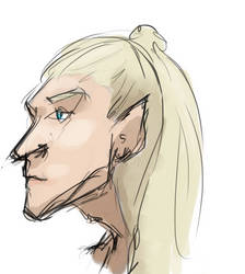 Lazy Ass Legolas Drawing