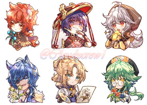 Genshin Chibi (set2)