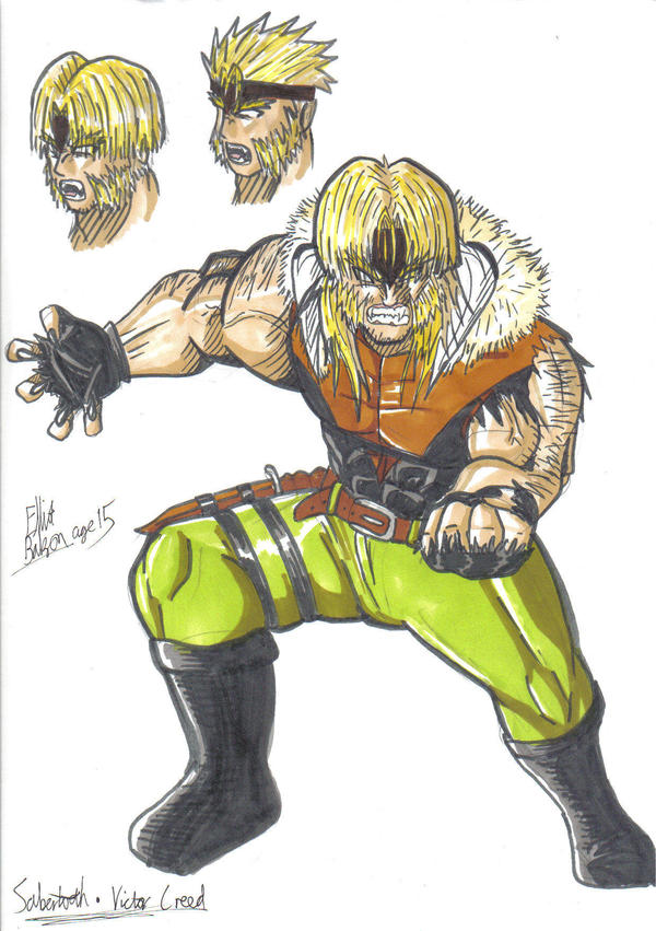 Sabertooth by Aspiring-Mangaka on DeviantArt