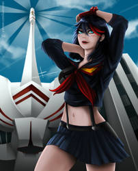 Ryuko Matoi From Kill la Kill - 1st Patreon Reward