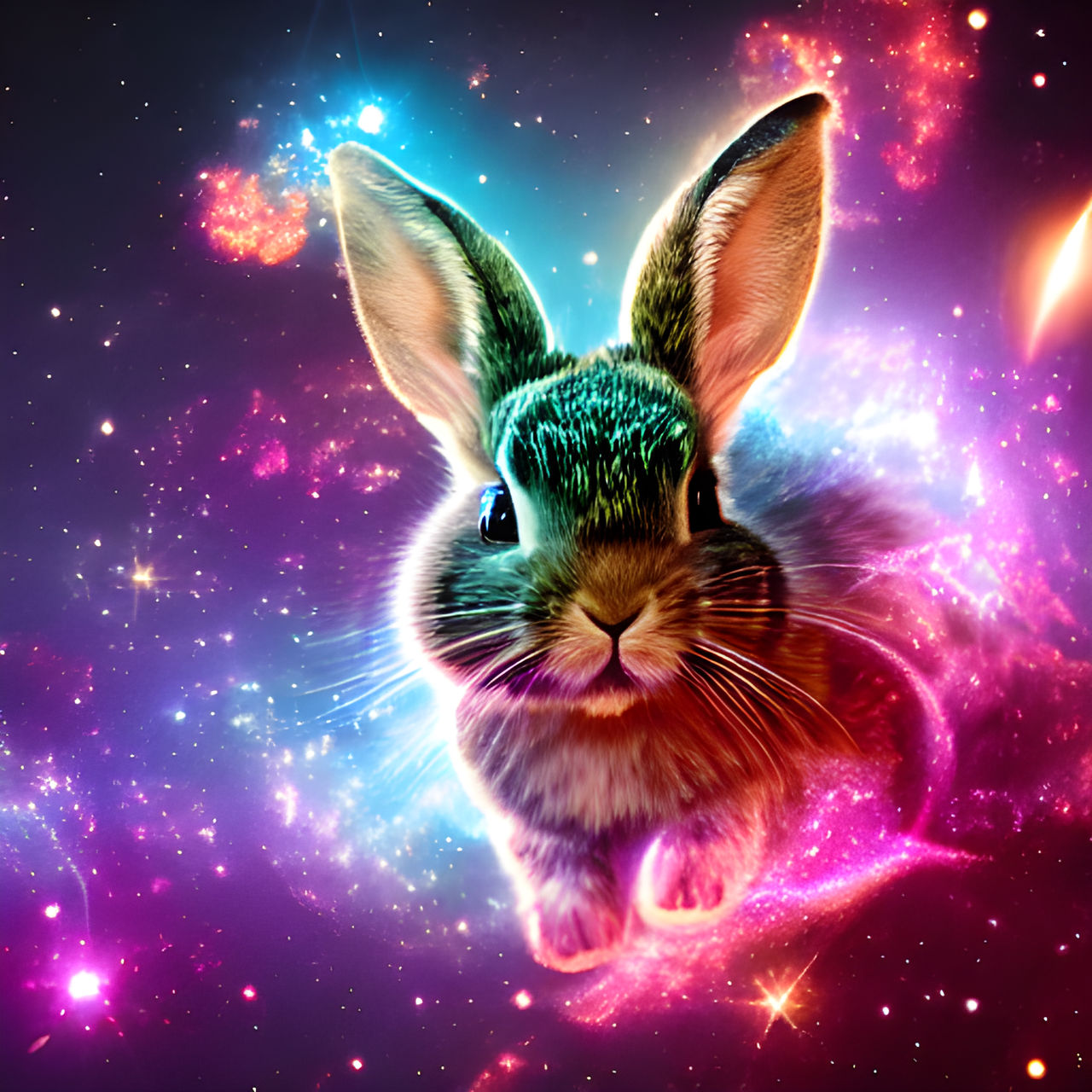 Nebula rabbit by MortiferRage on DeviantArt