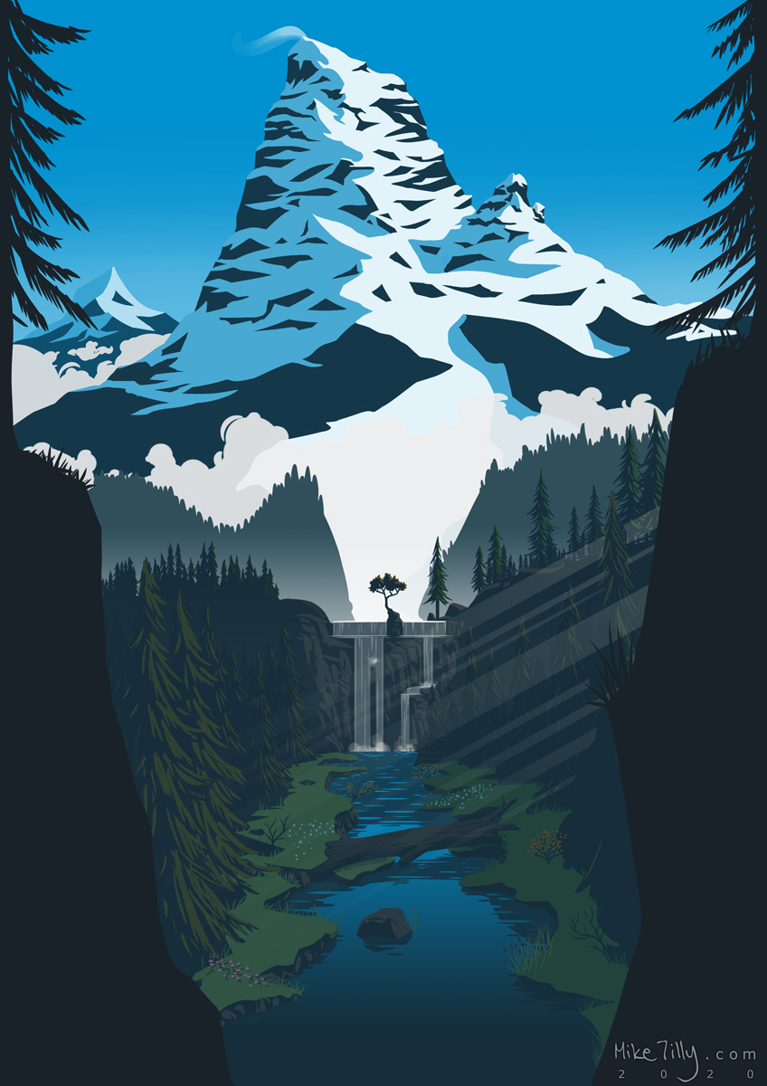 Mountain valley