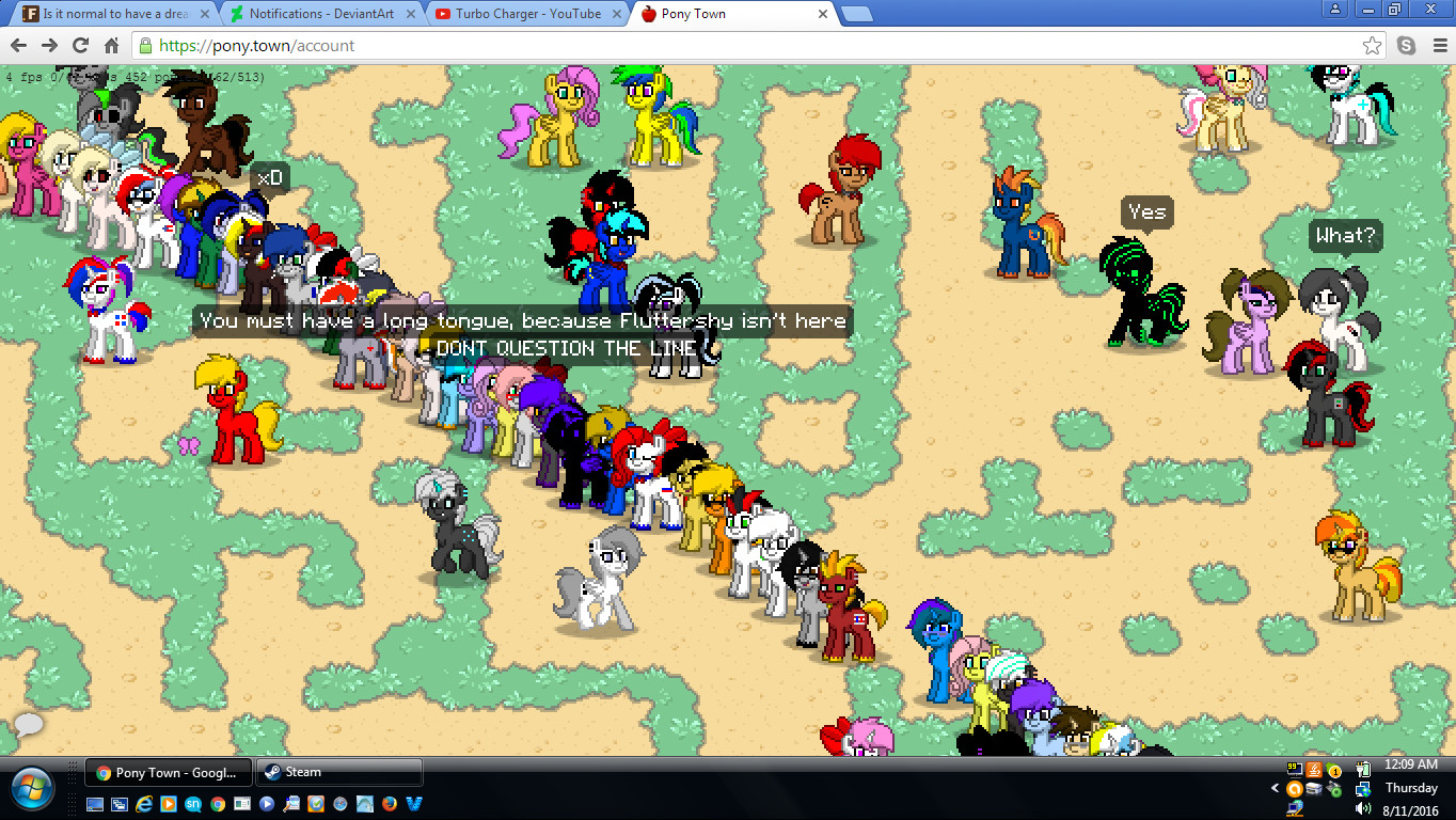 line of pone