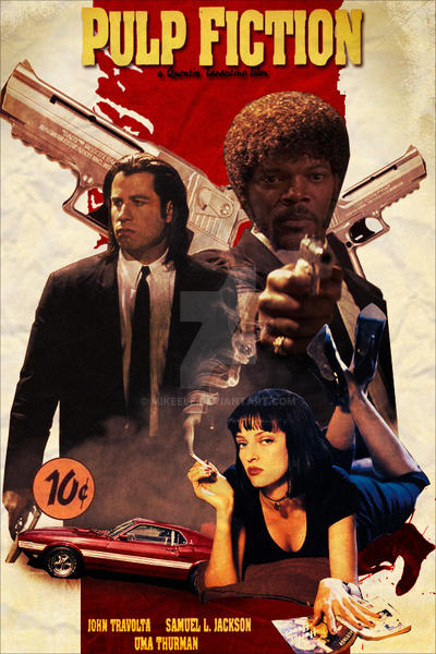 Pulp Fiction Poster by mikeele on DeviantArt