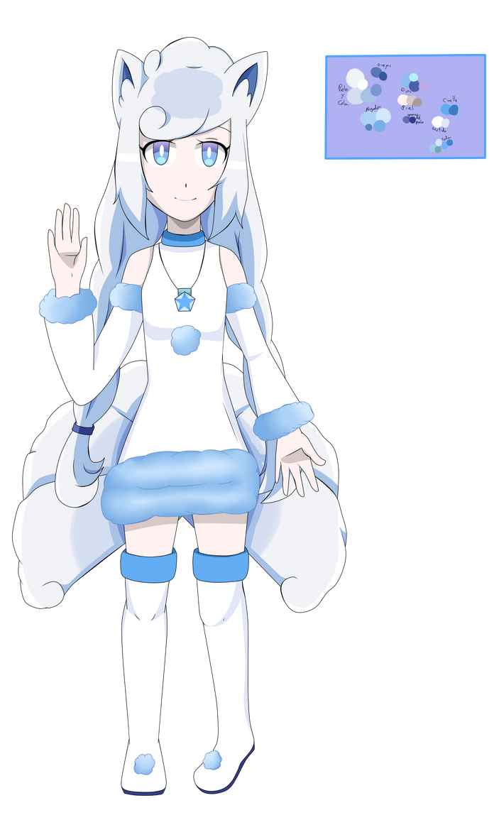 Vulpix Gijinka Yukkina By Hikoukazex3 On Deviantart