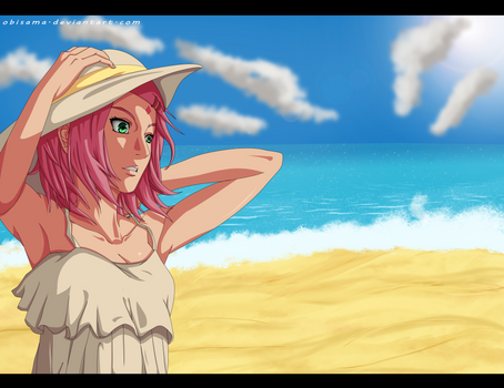 Sakura Haruno beach