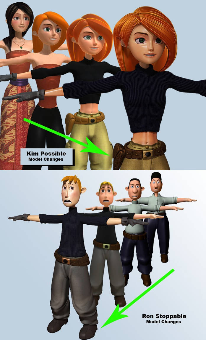 Kim possible Evolution by CYCOMarts on DeviantArt