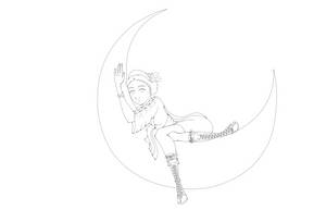 Artemis line art