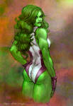 She Hulk - Commission by StephenSchaffer