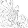 Batgirl Lineart