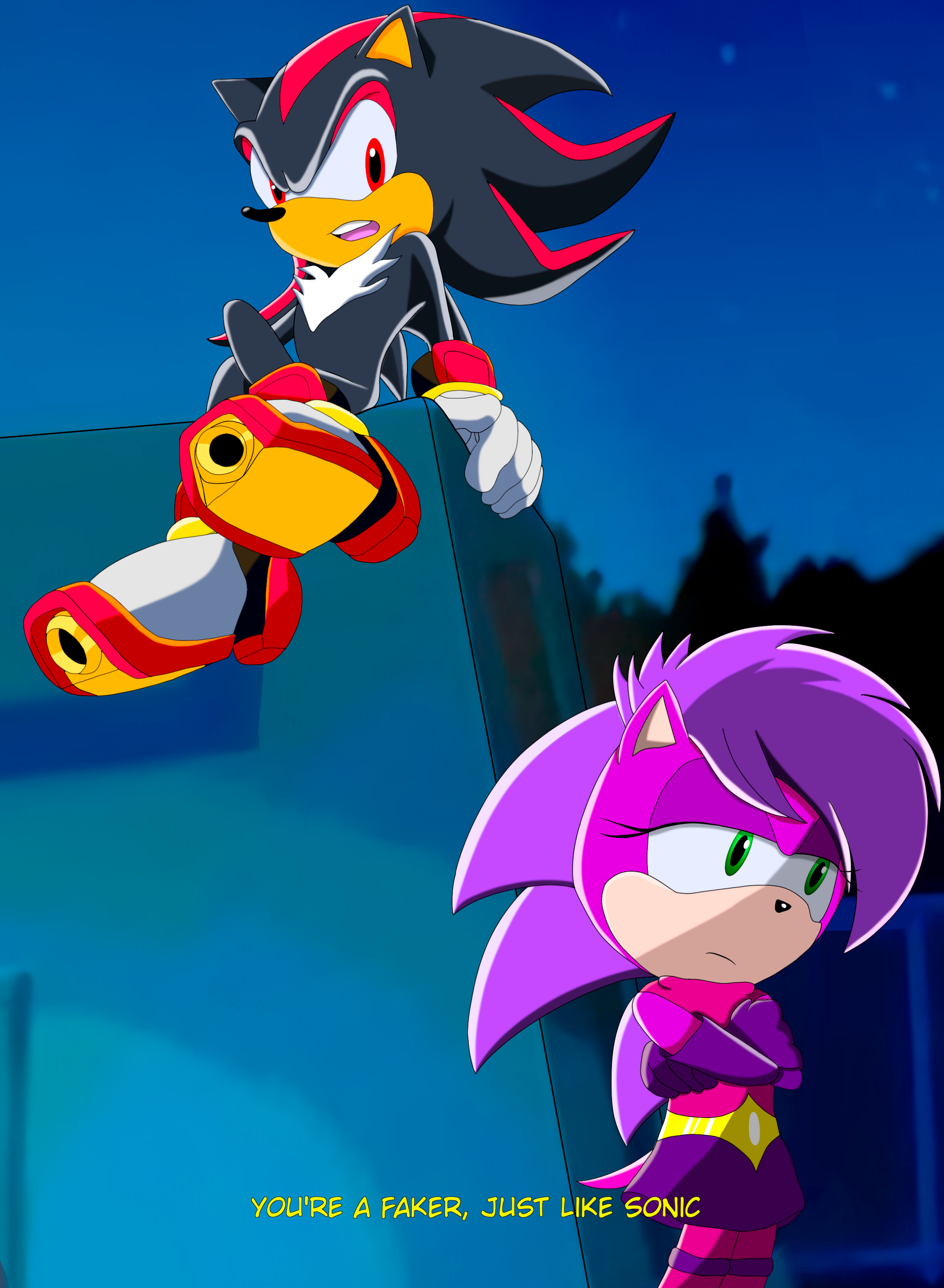 Sonic x Shadow by Mickeymonster on DeviantArt