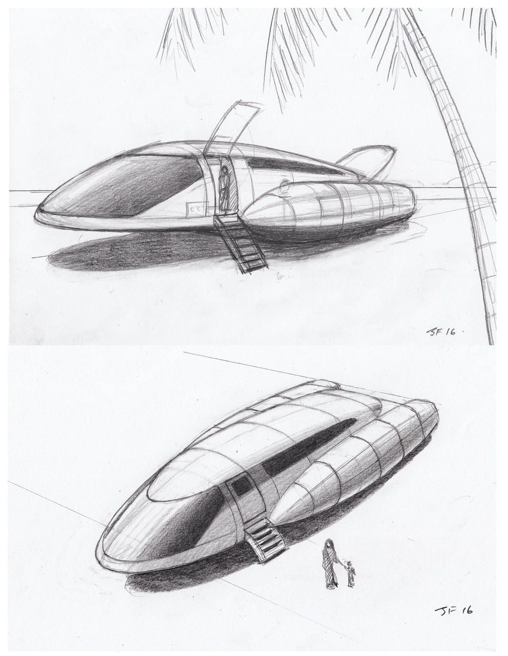 Interstellar Runabout Space Runabout concept sketches page 1 of 2 by JamesF63 on DeviantArt