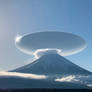 Mothership Over Mount Fuji