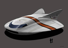 Retro Futuristic Shuttlecraft