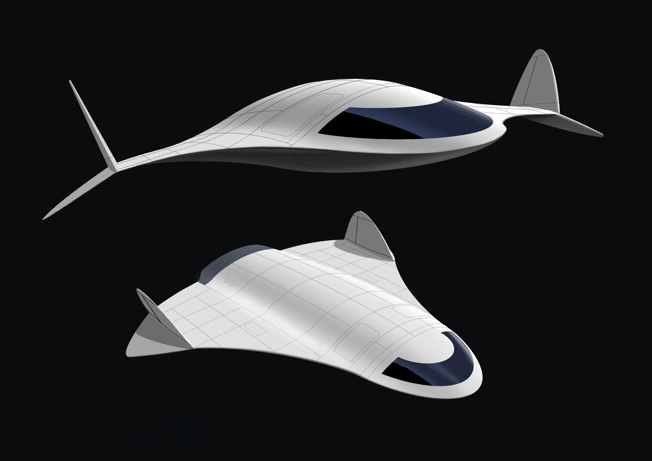 Retrofuturistic space warship inspired by babylonian design