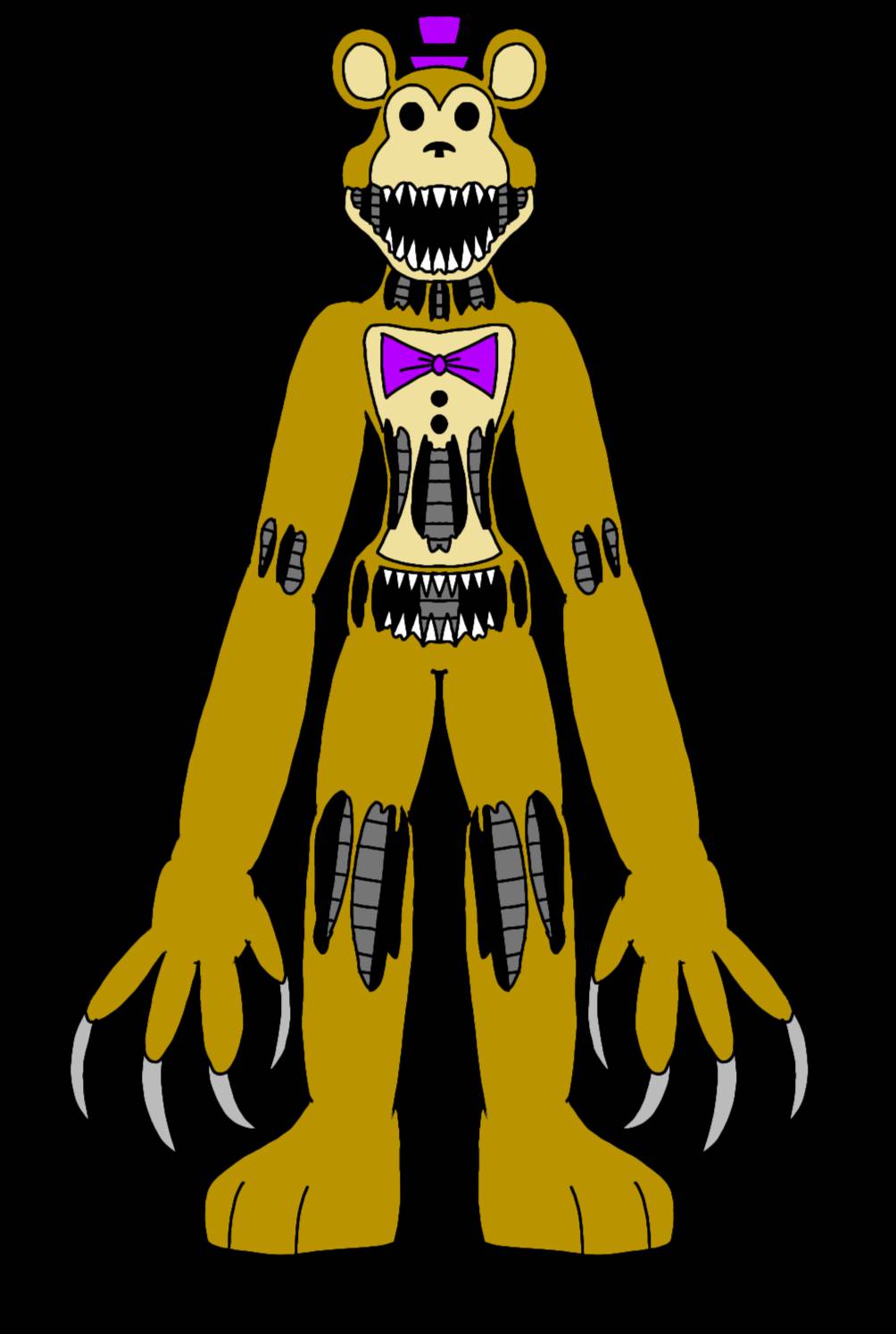 Nightmare fredbear by MagmaLight on DeviantArt