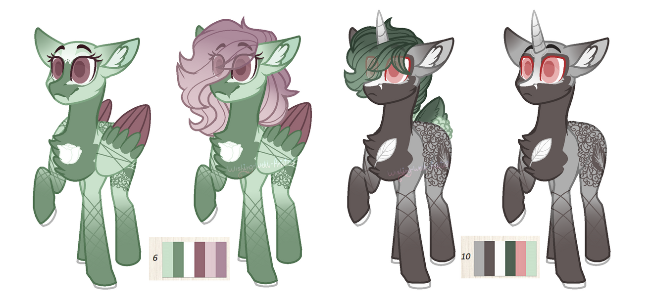 MLP - Numbers 6 and 10 - CPAs by Wishing-Well-Artist on DeviantArt