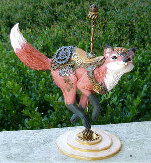 Steampunk Carousel Fox