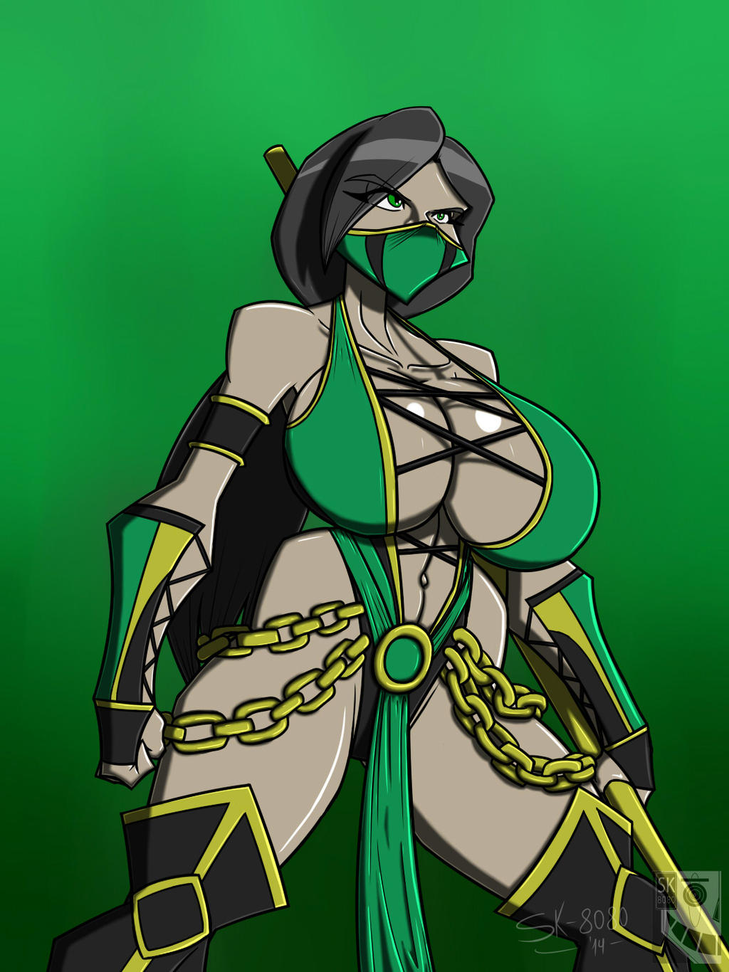 Mortal kombat big boobs Jade By Sk 8080 On Deviantart