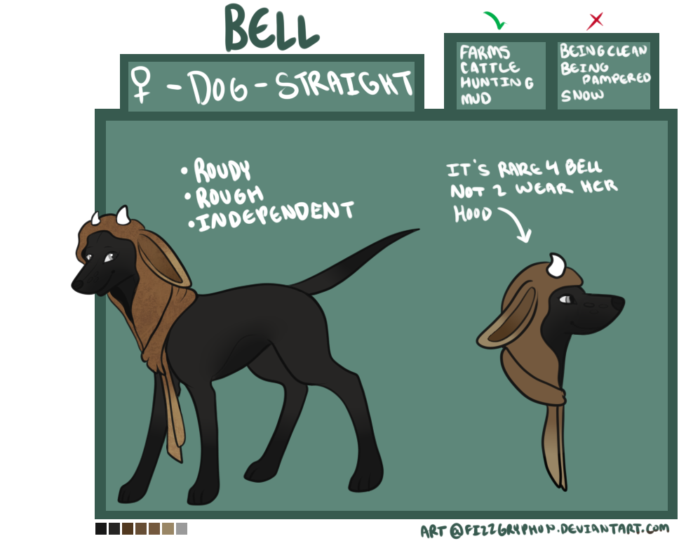 Bell | Reference by FizzGryphon on DeviantArt