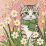 Cat flower love (2)
