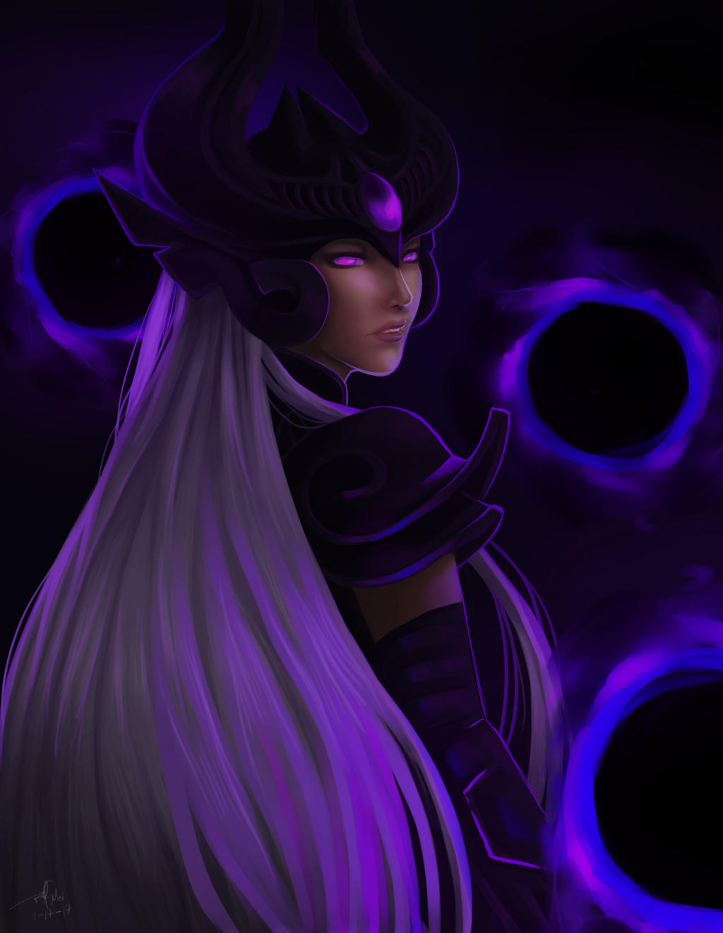 Syndra Q Syndra FanArt by wirlhellRay on DeviantArt