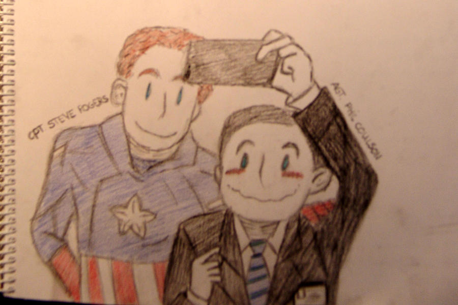 Captain America and Agent Phil Coulson