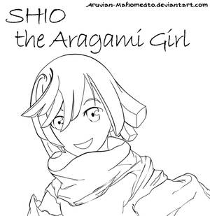 Lineart - SHIO the Aragami Girl -