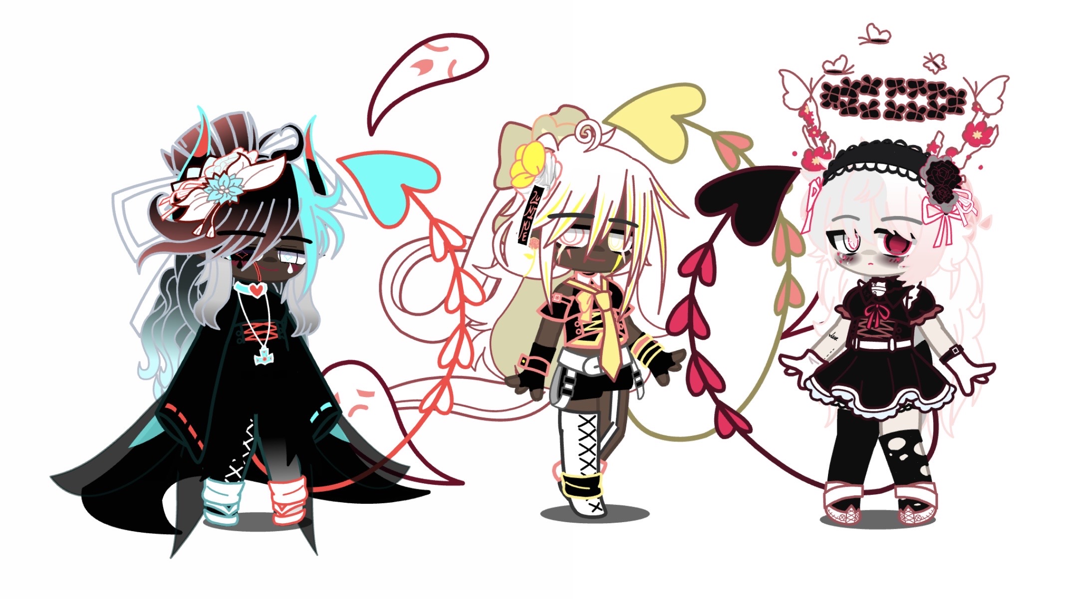 Triplets Deviantart The 3 triplets by spookybunn on DeviantArt