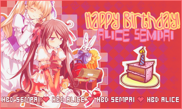 Happy Birthday Alice Sempai