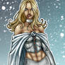 Emma Frost. Coloured.