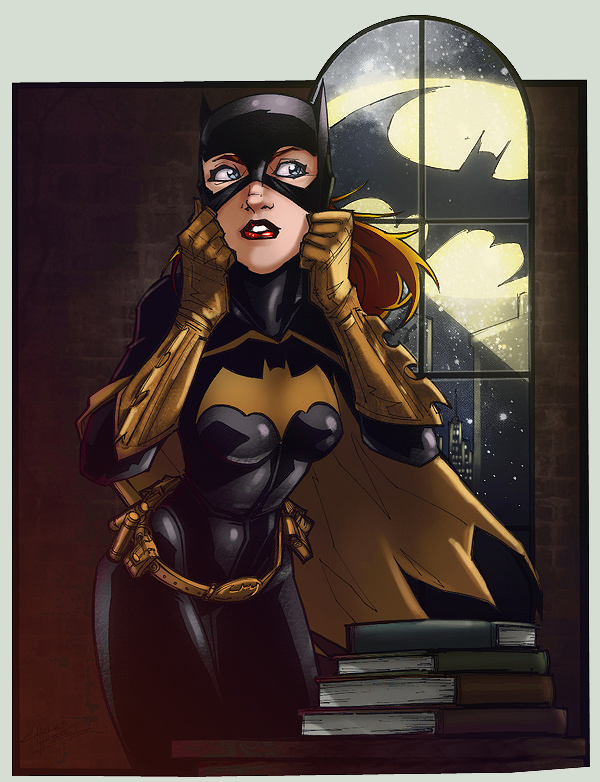 Batgirl. Coloured.