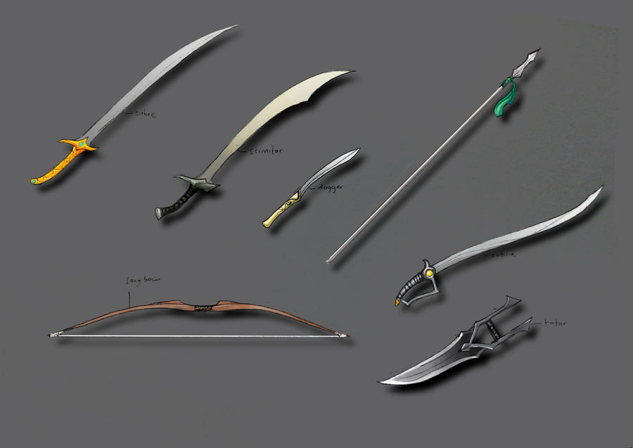 Weapon Design 2 by abuhuzaifah on DeviantArt