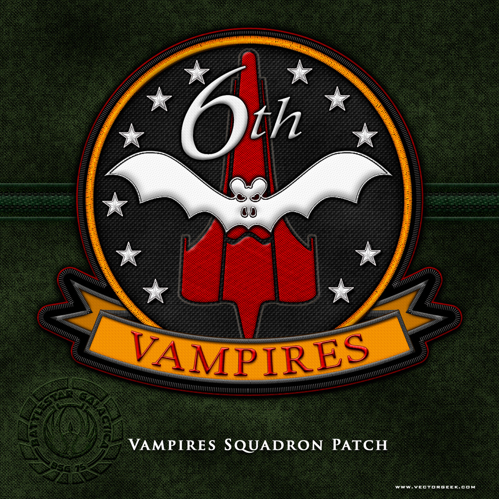 BSG Vampires Squadron Patch