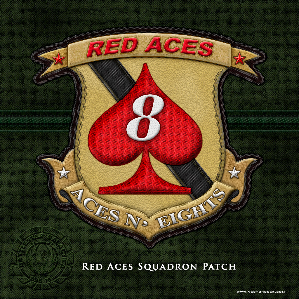 BSG Red Aces Squadron Patch